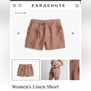 Parachute Women’s Linen Shorts